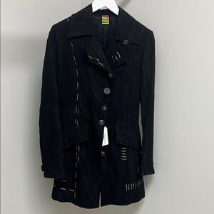 Save The Queen Textured Wool Coat